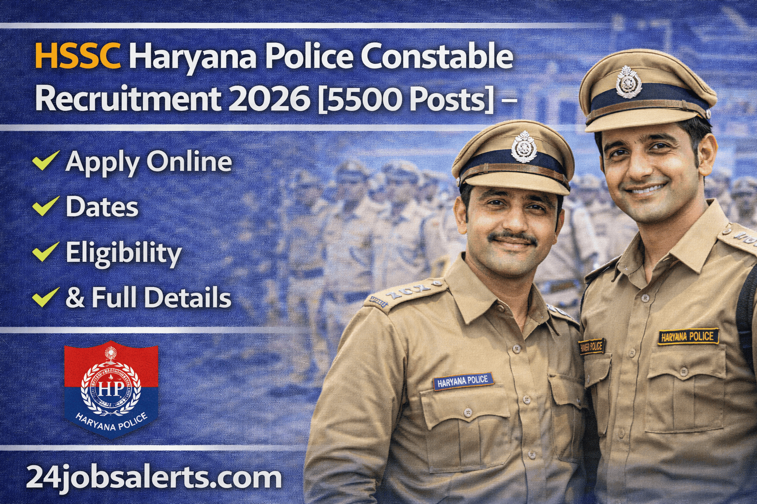 HSSC Haryana Police Constable Recruitment 2026