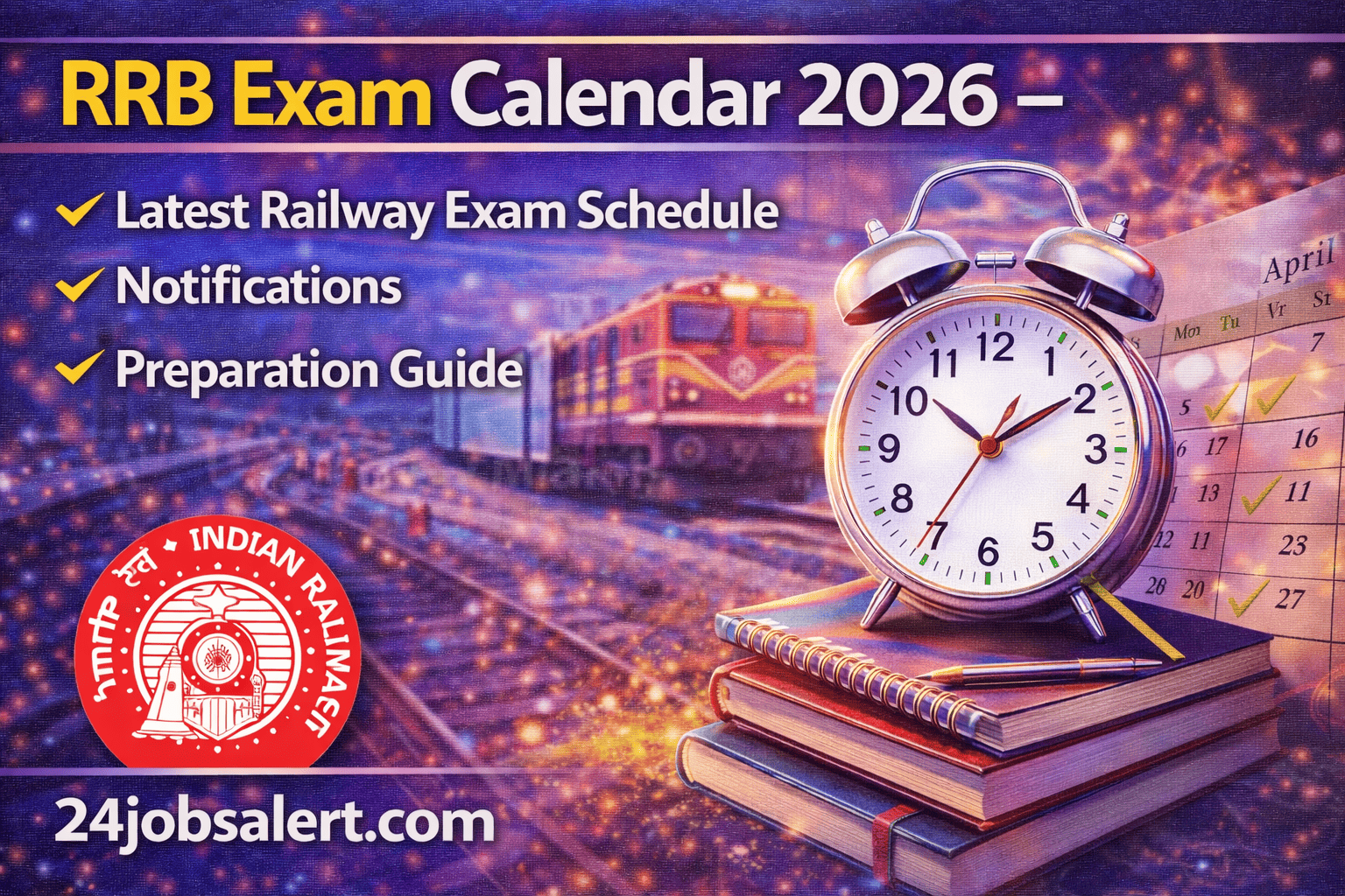 RRB Exam Calendar 2026