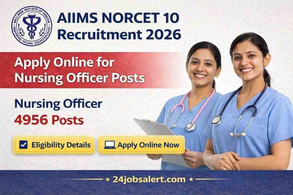 AIIMS NORCET 10 Recruitment 2026