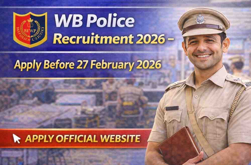 WB Police Recruitment 2026